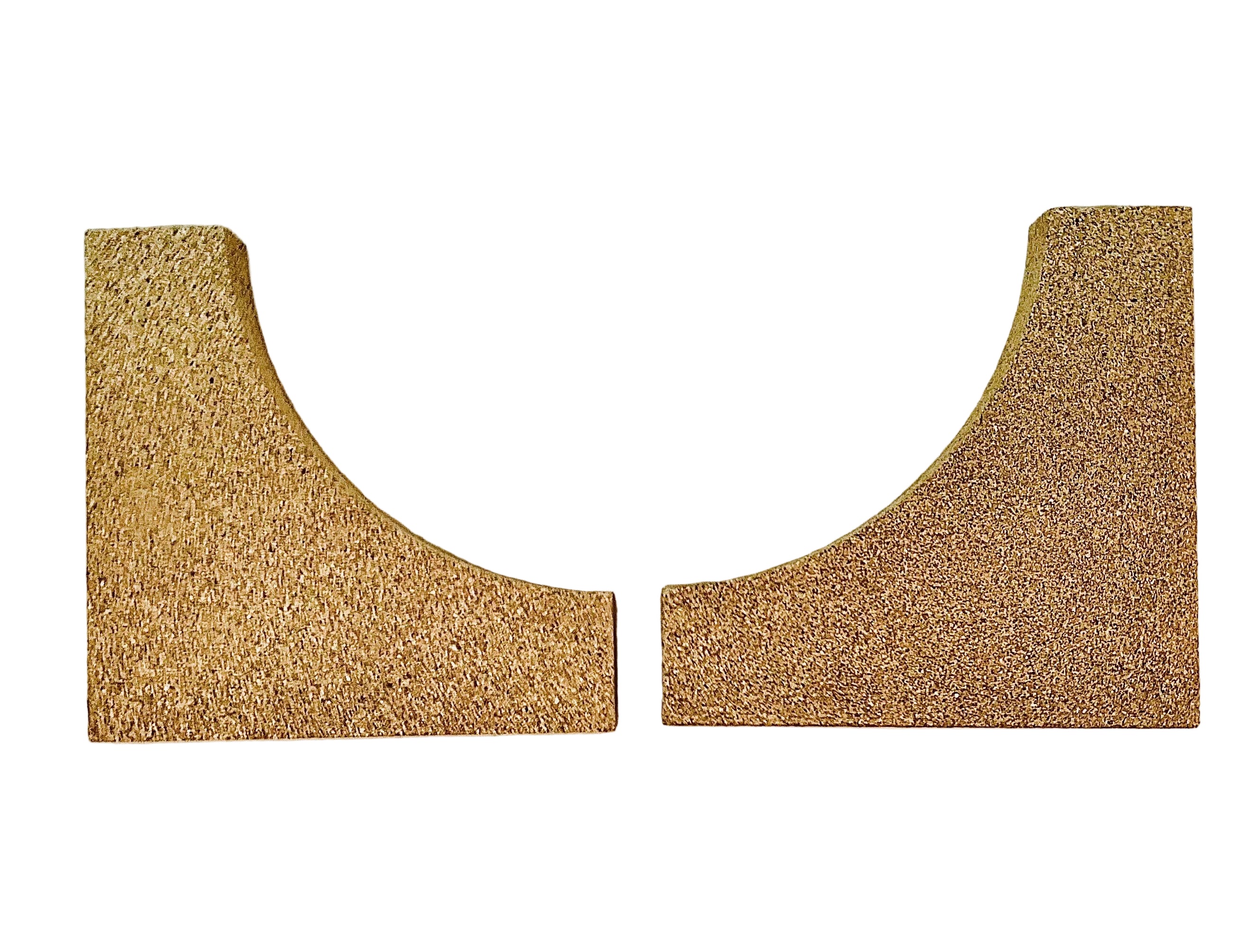 Brennraum-Isolierstein halbr. vorn (Art-Nr. 400024)