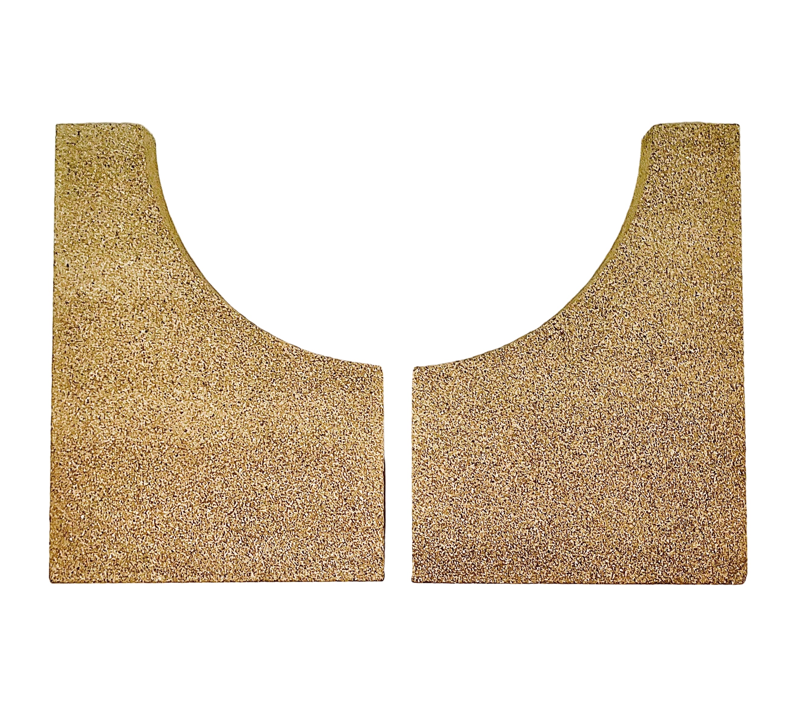 Brennraum-Isolierstein halbr. hint. (Art-Nr. 400025)