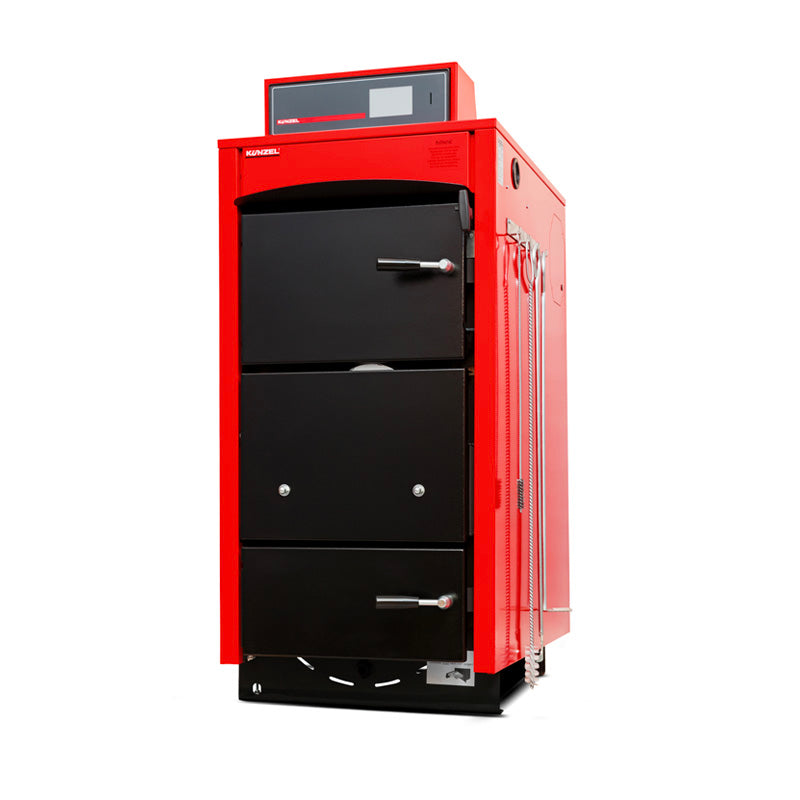 Holzvergaser-Heizkessel mit Druckgebläse (HV)